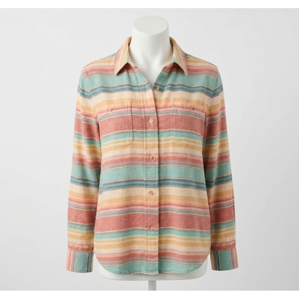 NEW FAHERTY legend sweater shirt in sunset canyon